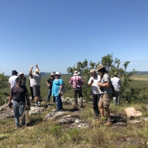 Grupo de excursionistas en Cerro Miriñaque